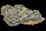 Cerussite Crystals On Galena - Morocco #82359-1